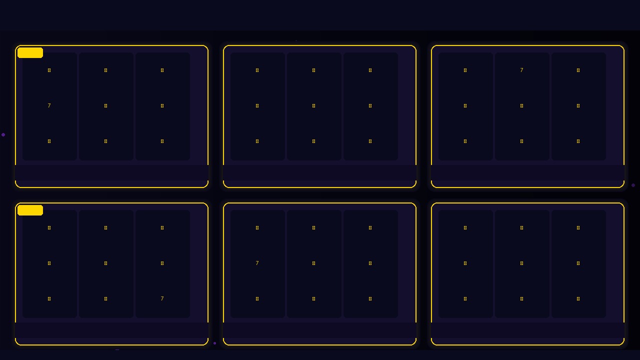 شبكة عرض العاب السلوتس المميزة مع رموز البوكر وال jackpot